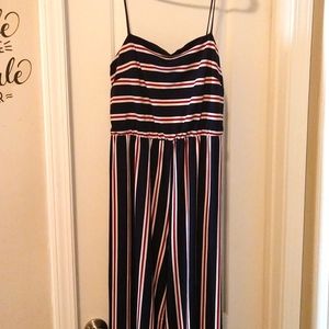 Red white and blue romper